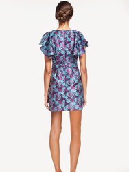 The Tiffany Floral Jacquard Cocktail Dress