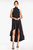 The Yolanda Black High-Low Maxi Gown - Black