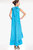 The Yolanda Blue High-Low Maxi Gown