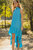 The Yolanda Blue High-Low Maxi Gown