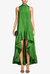 The Yolanda | Green High-Low Maxi Gown - Green