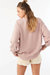 Choice Fleece Pullover In Mauve