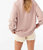 Choice Fleece Pullover In Mauve