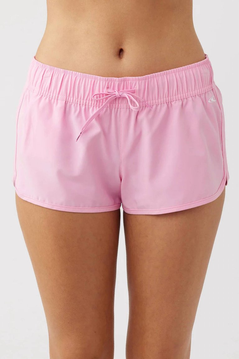 Laney 2" Stretch Boardshort In Pink - Pink