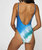 Women Of The Wave Mykonos One Piece In Blue