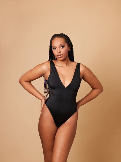 onewith swim Bellows Plunge High-Cut One Piece product