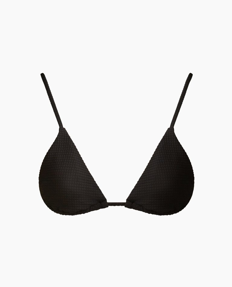 Alexa Bikini Top - Black - Black