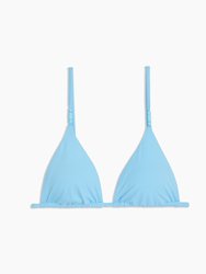 Alexa Bikini Top - Faded Denim