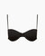 Balconette Underwire Bikini Top - Black - Black