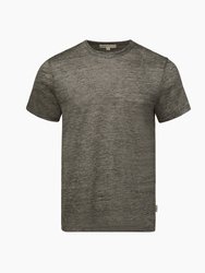 Chad Linen Tee - Heather Grey