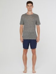 Chad Linen Tee - Heather Grey - Heather Grey