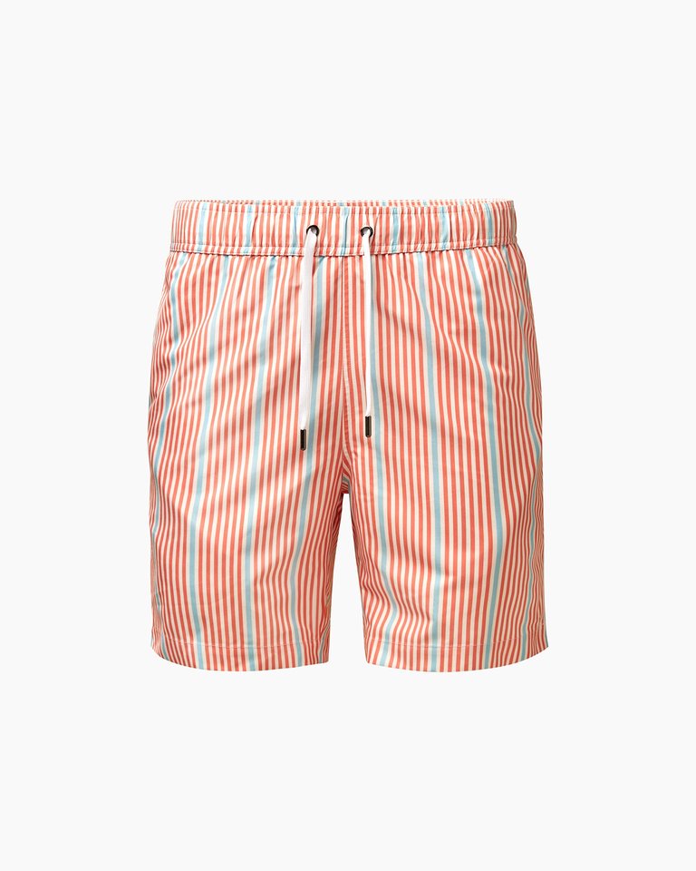 Charles 7" Swim Trunk - Sunburnt Multi - Sunburnt Multi