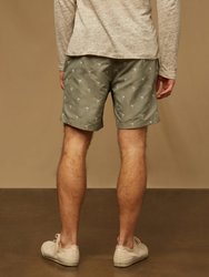 Charles 7" Swim Trunks - Sage White