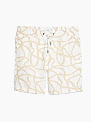 Charles 7" Swim Trunks - Ecru Haylard