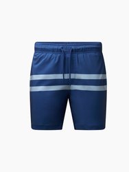 Comfort Lined Swim Trunk - Vintage Navy Light Blue - Vintage Navy Light Blue