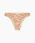 Daisy Tiger Lines Bikini Bottom - Hazelnut