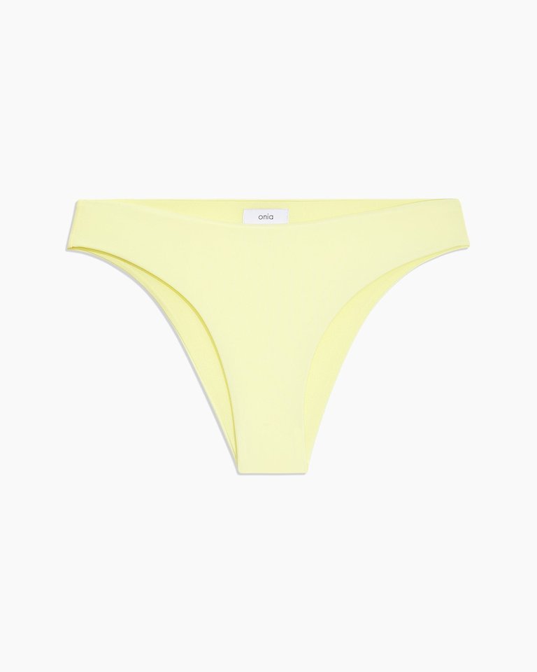 Daisy Tricot Bikini Bottom - Lemon Lime