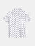 Embroidered Palms Linen Camp Shirt - White