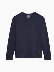 Garment Dye Crewneck Long Sleeve - Deep Navy