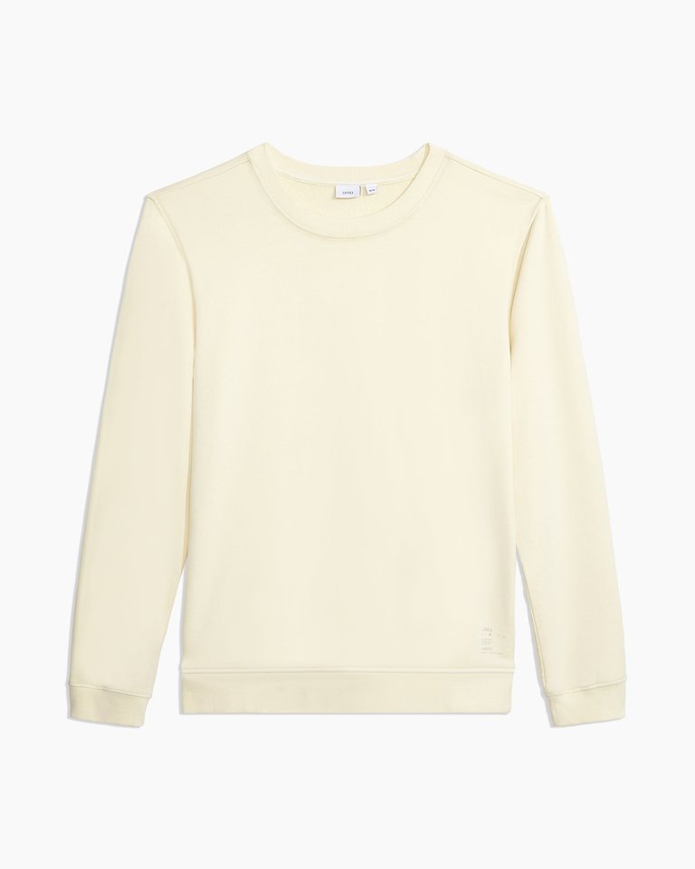 Garment Dye Crewneck Sweatshirt - Ecru