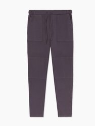 Garment Dye Elastic Chino Pant - Charcoal