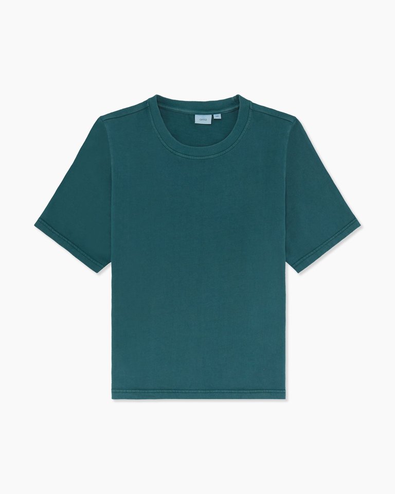 Garment Dye Jersey Tee - Hunter