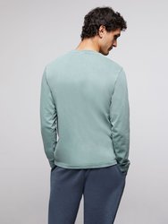 Garment Dye Long Sleeve Jersey Shirt - Sea Moss