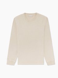 Garment Dye Long Sleeve Jersey Shirt - Swan