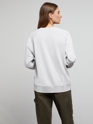 Garment Dye Oversized Crewneck Sweatshirt