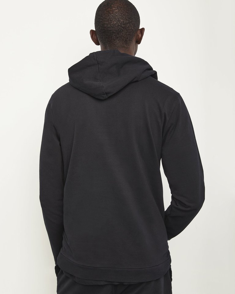 Garment Dye Terry Pull Over Hoodie