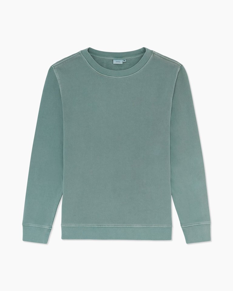 Garment Dye Terry Sweatshirt - Sea Moss