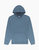 Garment Dye Waffle Lined Hoodie - Stormy Blue