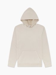 Garment Dye Waffle Lined Hoodie - Swan