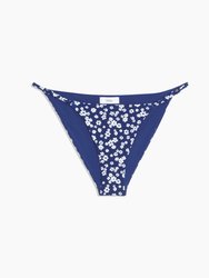 Hannah Bikini Bottom - New Blue White Field Floral - New Blue White Field Floral