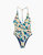 Helene One Piece - Peach Multi Sunset Geo - Peach Multi Sunset Geo