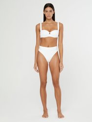 Ivy Bikini Bottom - White - White