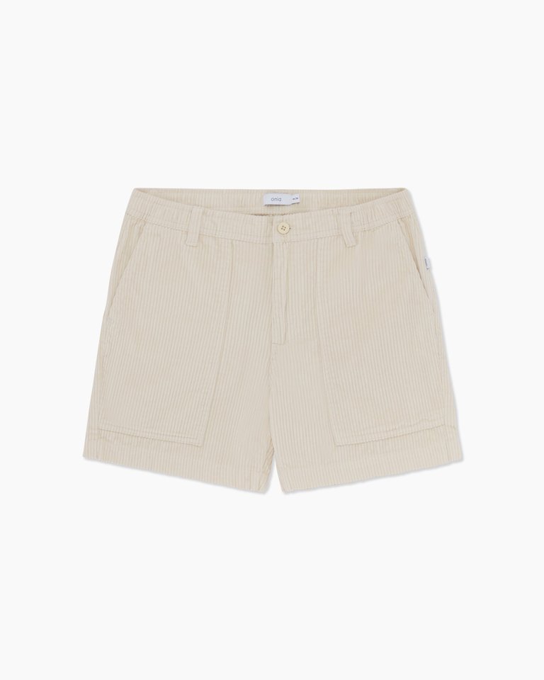 Jumbo Corduroy Expedition Short - Swan - Swan