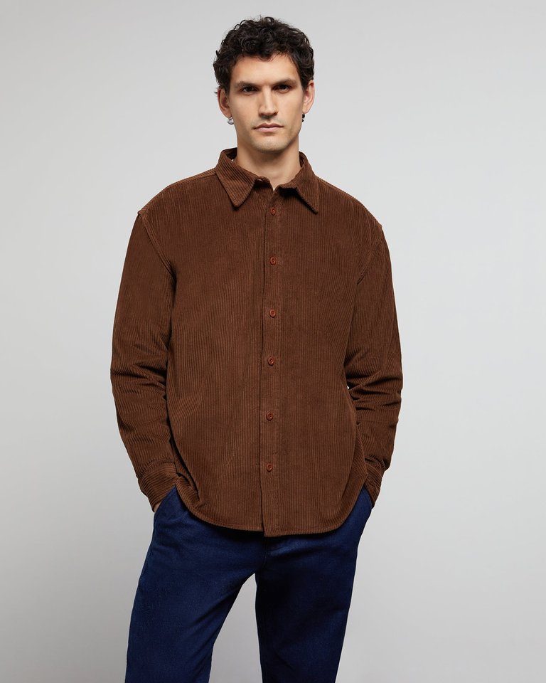 Jumbo Corduroy Mens Overshirt