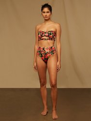 Lara Bikini Top - Black Multi