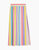 Leah Shimmer Soft Stripes Midi Skirt - Multi
