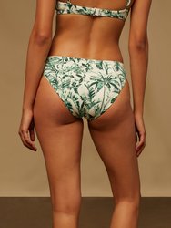 Lily Bikini Bottom - Forest Green Multi