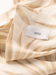 Linen Blanket - Sand White