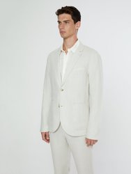 Linen Blazer - Stone