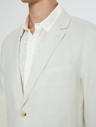 Linen Blazer - Stone