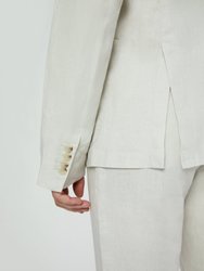 Linen Blazer - Stone