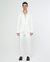 Linen Blazer - White - White