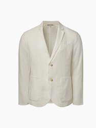 Linen Blazer - White