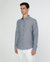 Linen Slim Fit Shirt - Denim Blue
