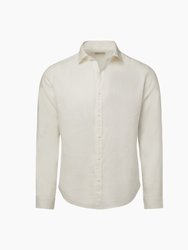 Linen Slim Fit Shirt - White