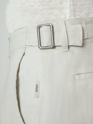 Linen Trouser - Stone